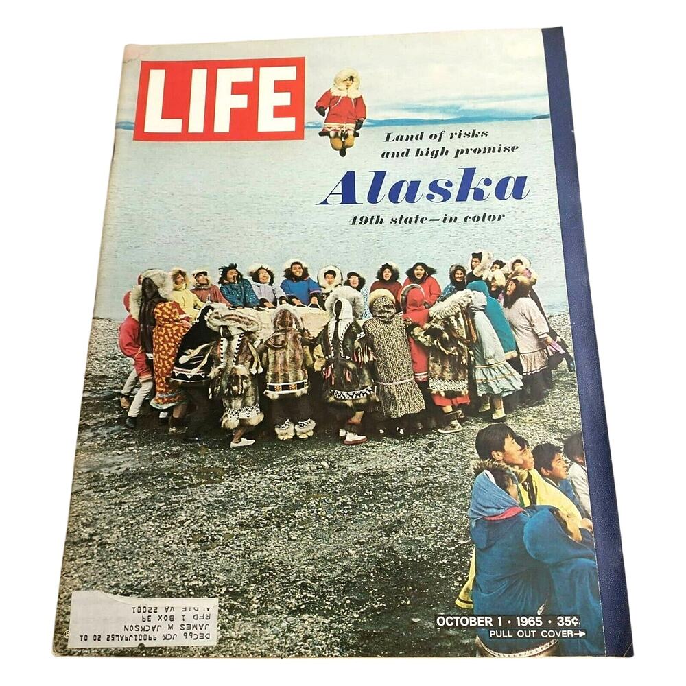 LIFE Magazine October 1965 Vol 59 No 14 Alaska 49th State Feature VTG Issue